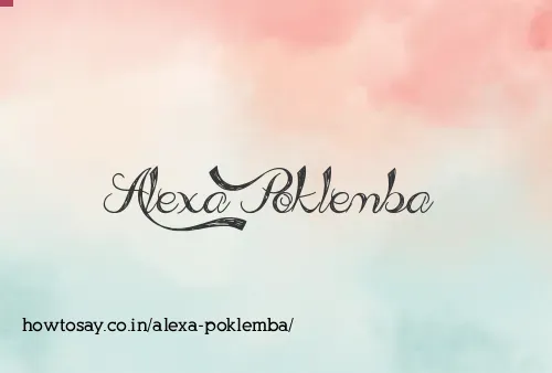 Alexa Poklemba