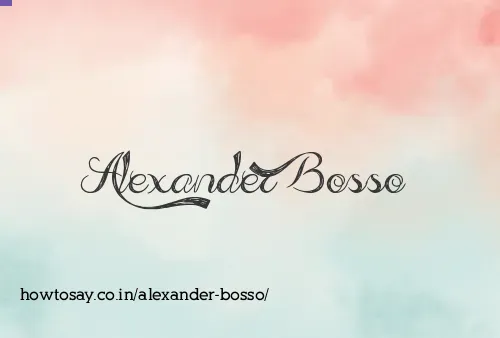 Alexander Bosso