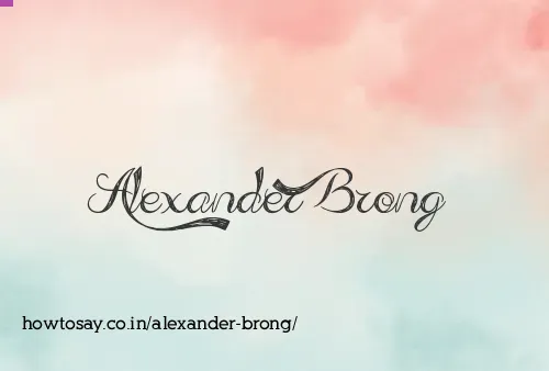 Alexander Brong