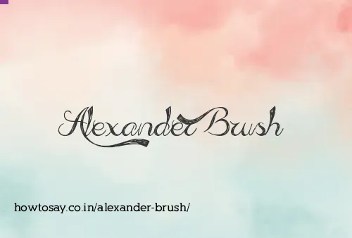 Alexander Brush
