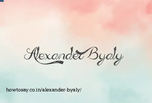 Alexander Byaly