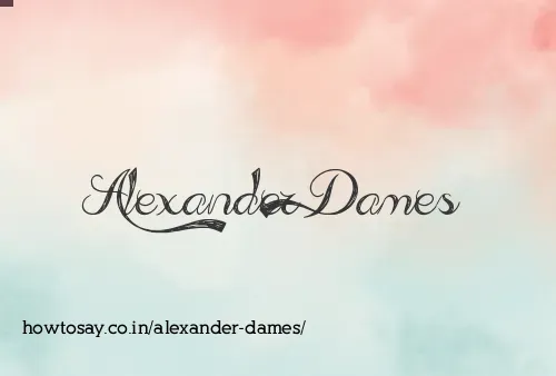 Alexander Dames