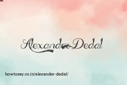Alexander Dedal