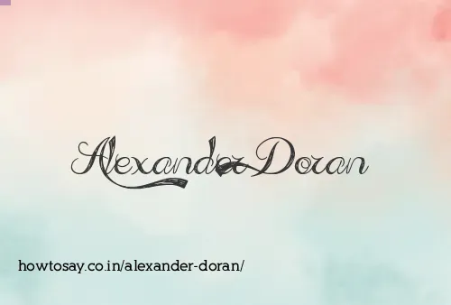 Alexander Doran