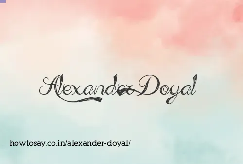 Alexander Doyal