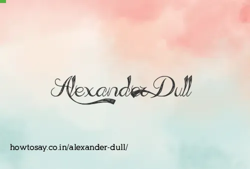 Alexander Dull