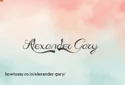 Alexander Gary