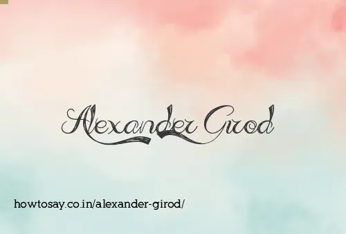 Alexander Girod