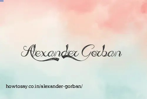 Alexander Gorban