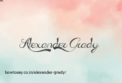 Alexander Grady