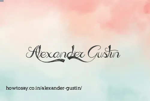 Alexander Gustin