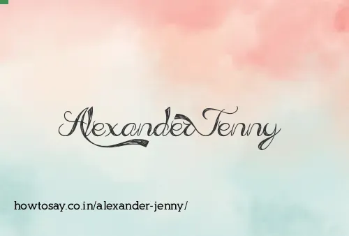 Alexander Jenny