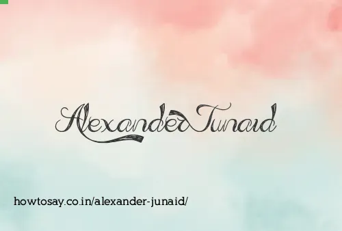 Alexander Junaid