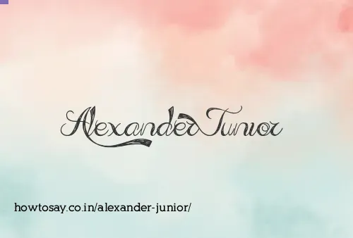 Alexander Junior