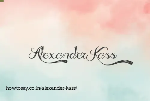 Alexander Kass