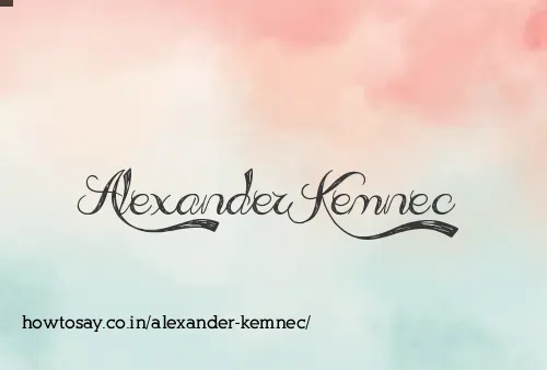 Alexander Kemnec