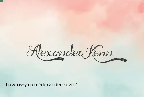 Alexander Kevin