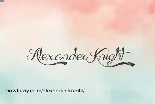 Alexander Knight