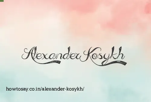 Alexander Kosykh