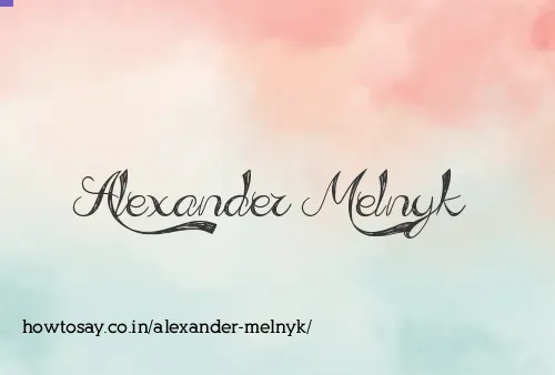 Alexander Melnyk