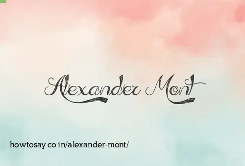 Alexander Mont
