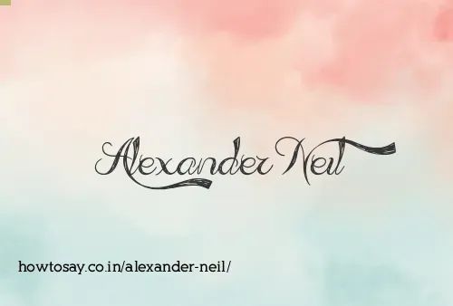 Alexander Neil