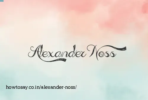 Alexander Noss