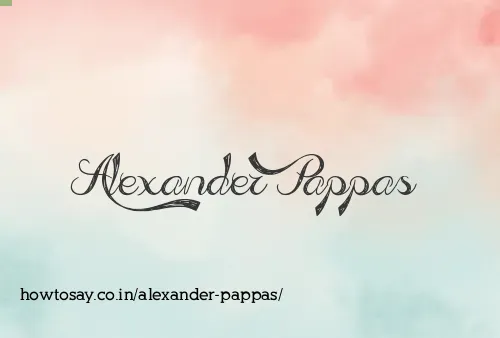 Alexander Pappas