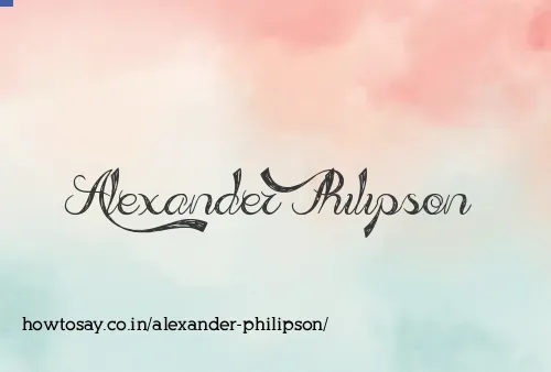 Alexander Philipson