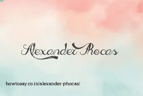 Alexander Phocas