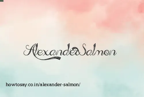 Alexander Salmon