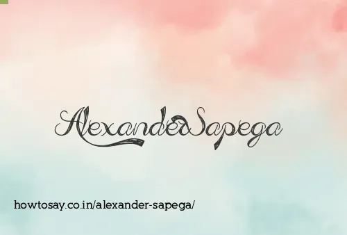 Alexander Sapega