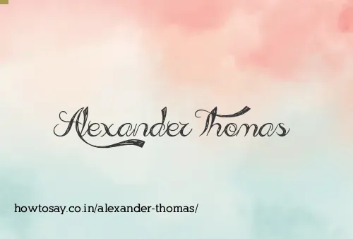 Alexander Thomas