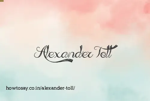 Alexander Toll