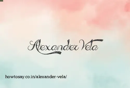 Alexander Vela