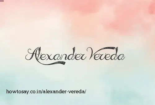 Alexander Vereda