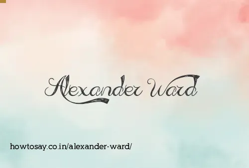 Alexander Ward