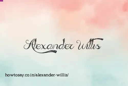 Alexander Willis