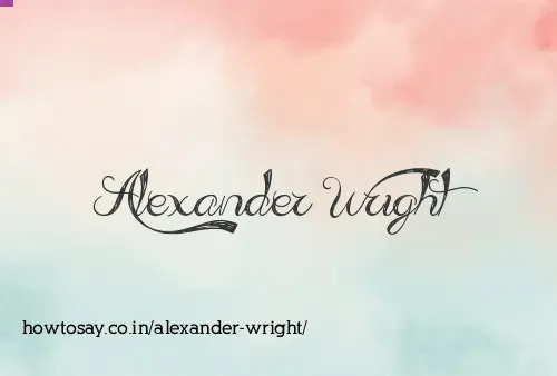Alexander Wright