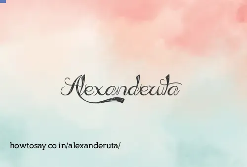 Alexanderuta
