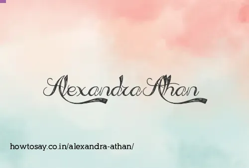 Alexandra Athan