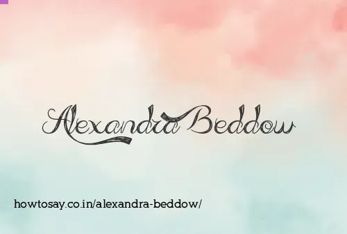 Alexandra Beddow