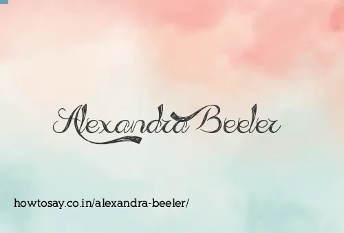 Alexandra Beeler