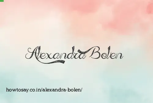 Alexandra Bolen