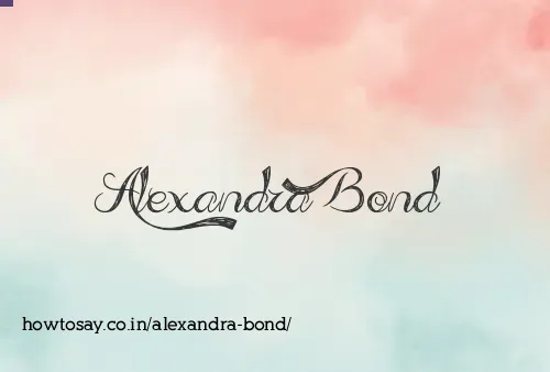 Alexandra Bond