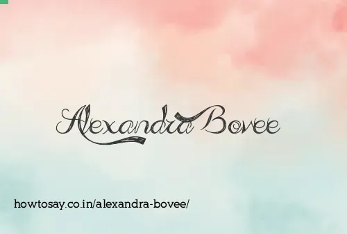Alexandra Bovee