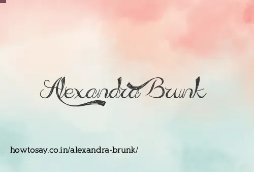 Alexandra Brunk