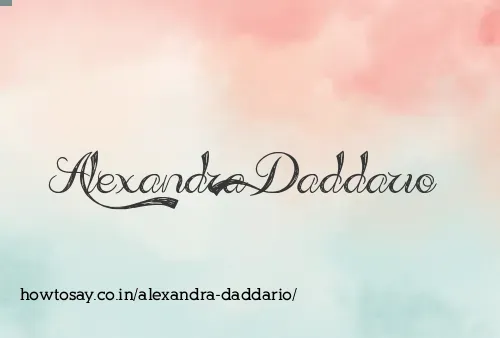 Alexandra Daddario