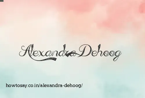 Alexandra Dehoog
