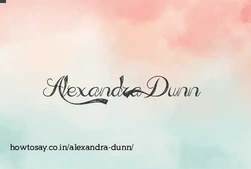 Alexandra Dunn